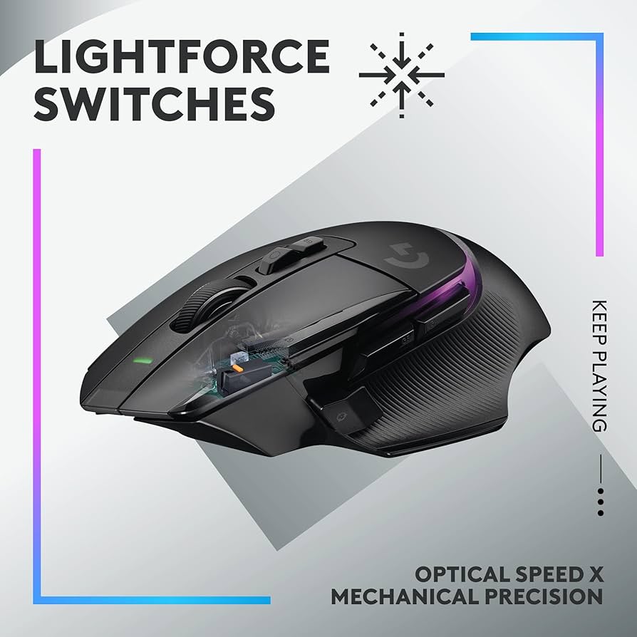 Amazon.com: Logitech G502 X PLUS LIGHTSPEED Wireless RGB Gaming