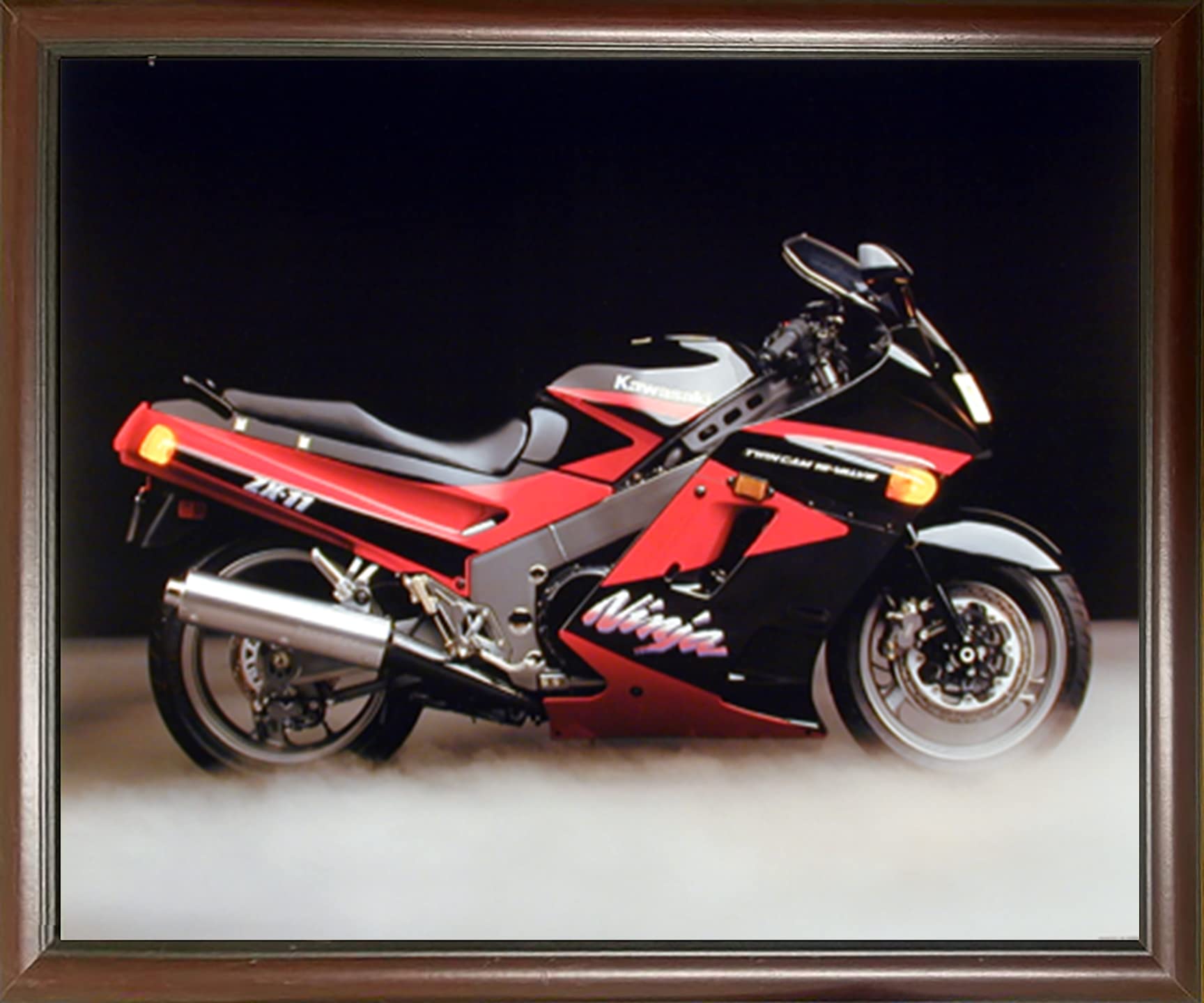 絵画L 絵画 200/184 Amazon｜カワサキNinja zx11 Ron Kimball Motorcycle壁