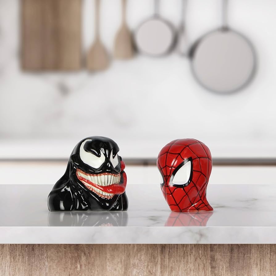 Amazon.com: Marvel Comics Spider-Man Venom Character Ceramic Salt