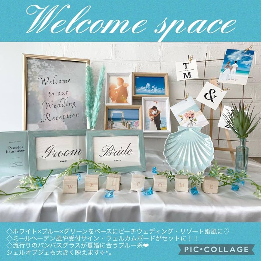 Amazon.co.jp: ︎夏 ウェルカムスペース ミールヘーデン風 フォト