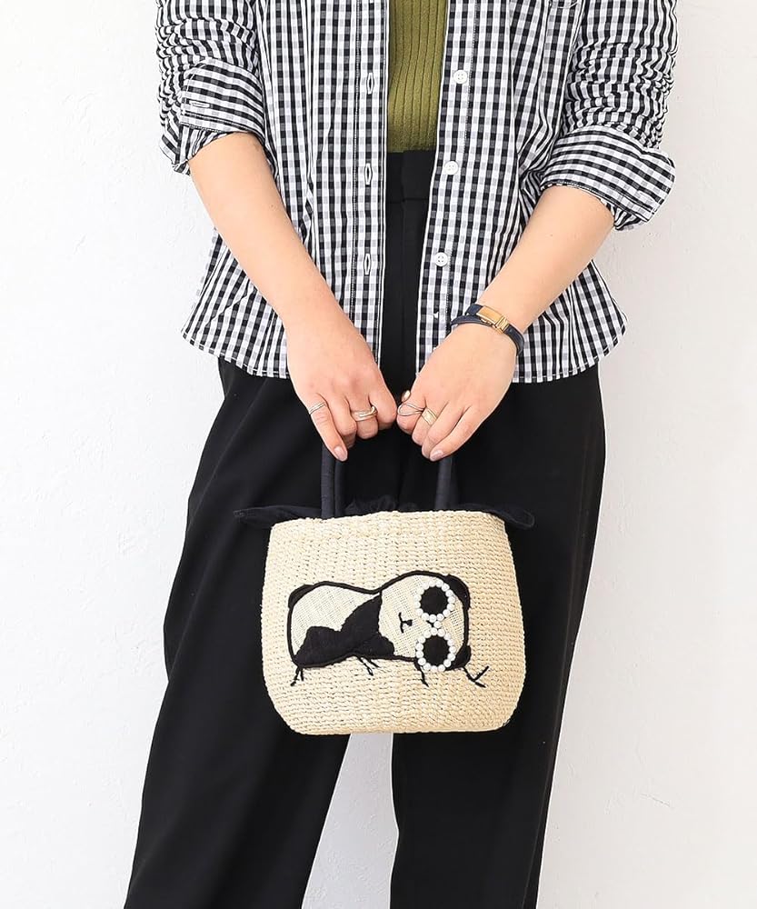 Amazon | [アジョリー] かごバッグ アニマルパールサングラス ラウンド