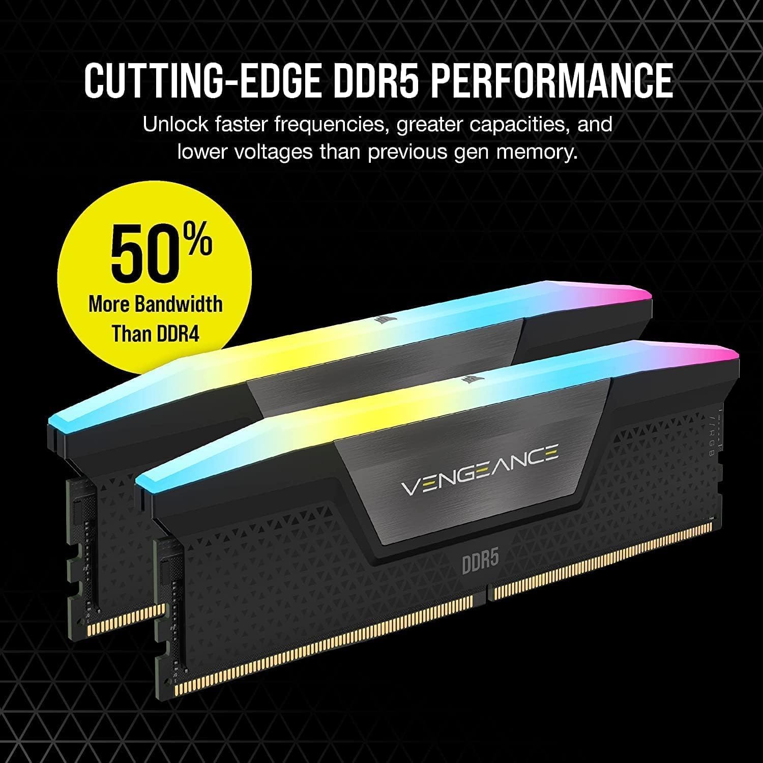 Amazon | CORSAIR DDR5-6200MHz デスクトップPC用メモリ VENGEANCE RGB