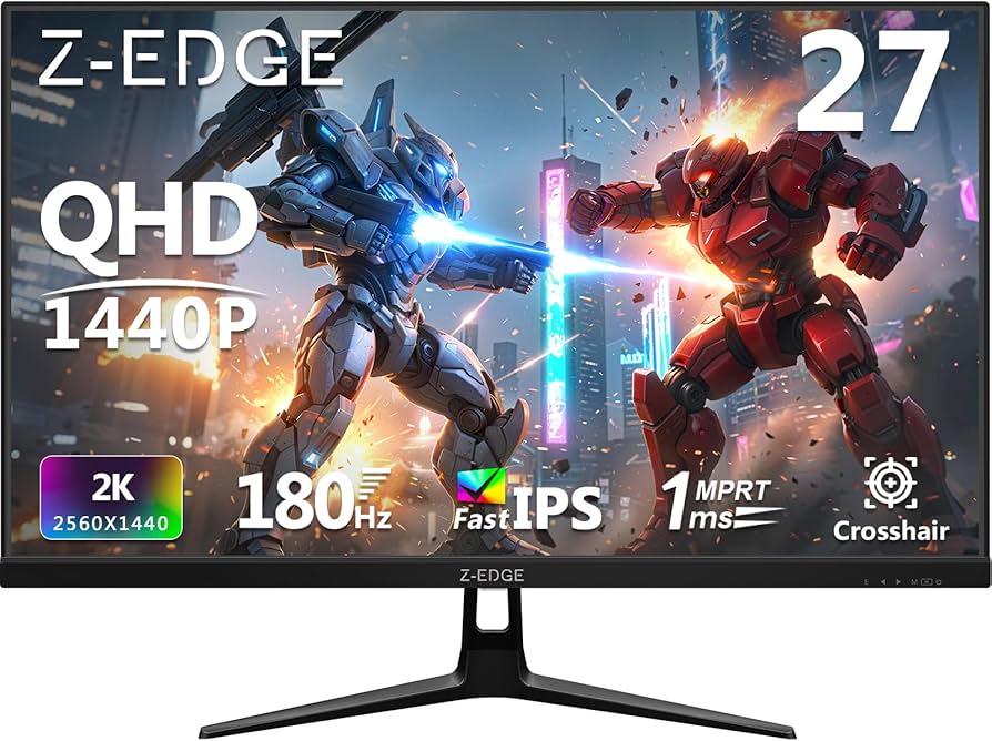 Amazon.com: Z-Edge 27-inch Gaming Monitor QHD 2560 x 1440 2K