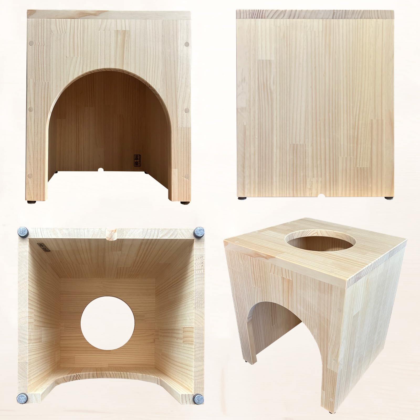 Amazon.co.jp: 日本の家具職人の手作り よもぎ蒸しセット 椅子 単品