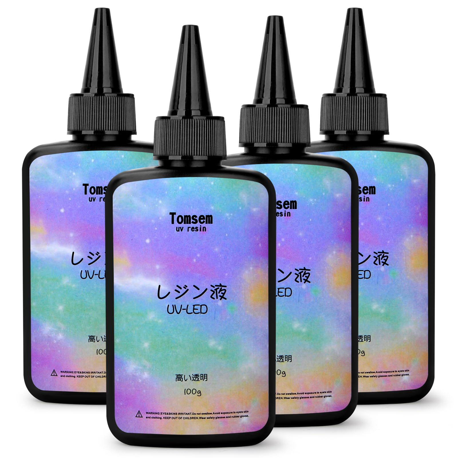Amazon.co.jp: Tomsem レジン液 UV/LED対応 400g 高い透明 詰替用 大
