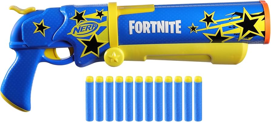 Amazon.co.jp: Nerf Fortnite ハーフトーンヒーローダーツブラスター
