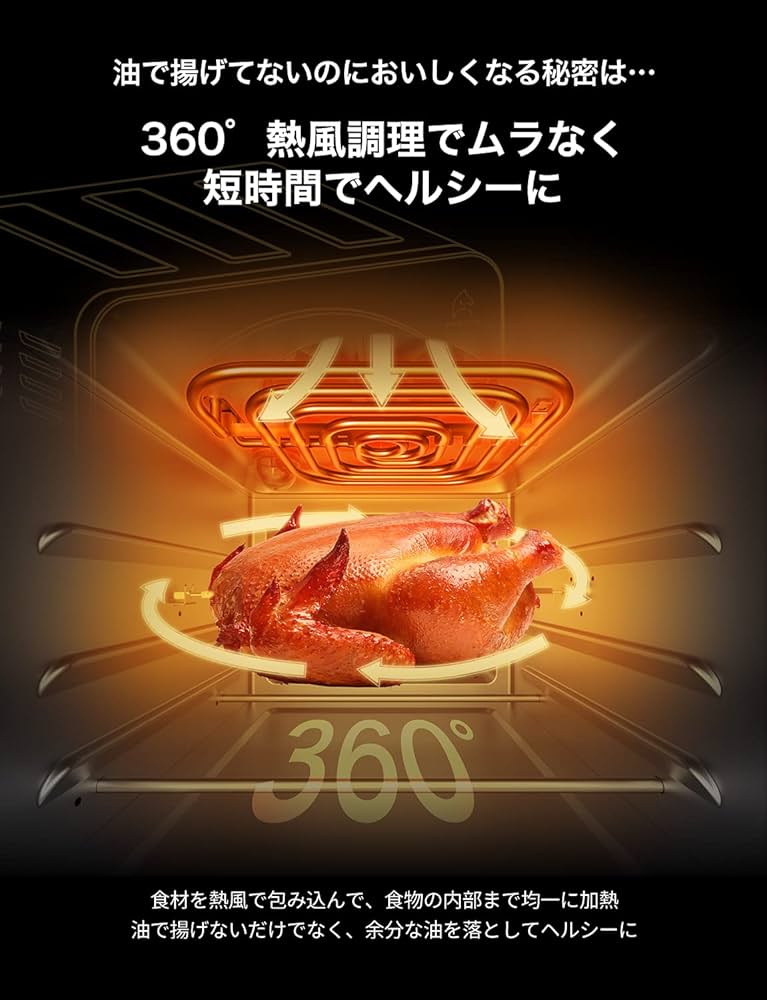 Amazon.co.jp: エペイオス(Epeios) ノンフライヤー ノンフライオーブン