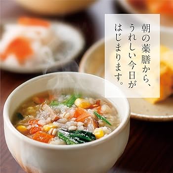 Amazon | 再春館製薬所 体においしい薬膳スープ粥 5箱（20食）4種