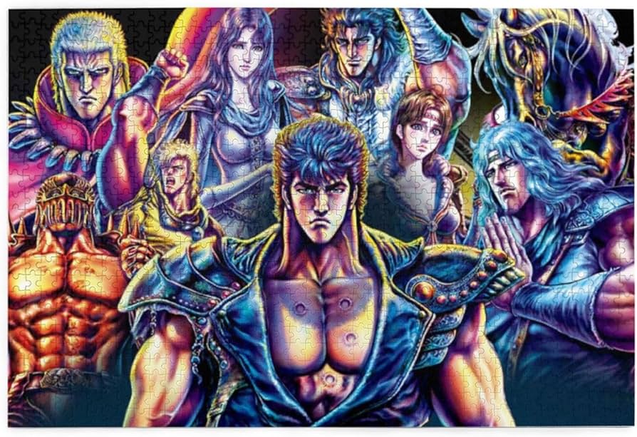 Amazon.co.jp: 北斗の拳 ジグソーパズル 1000ピースパズル 収納ケース