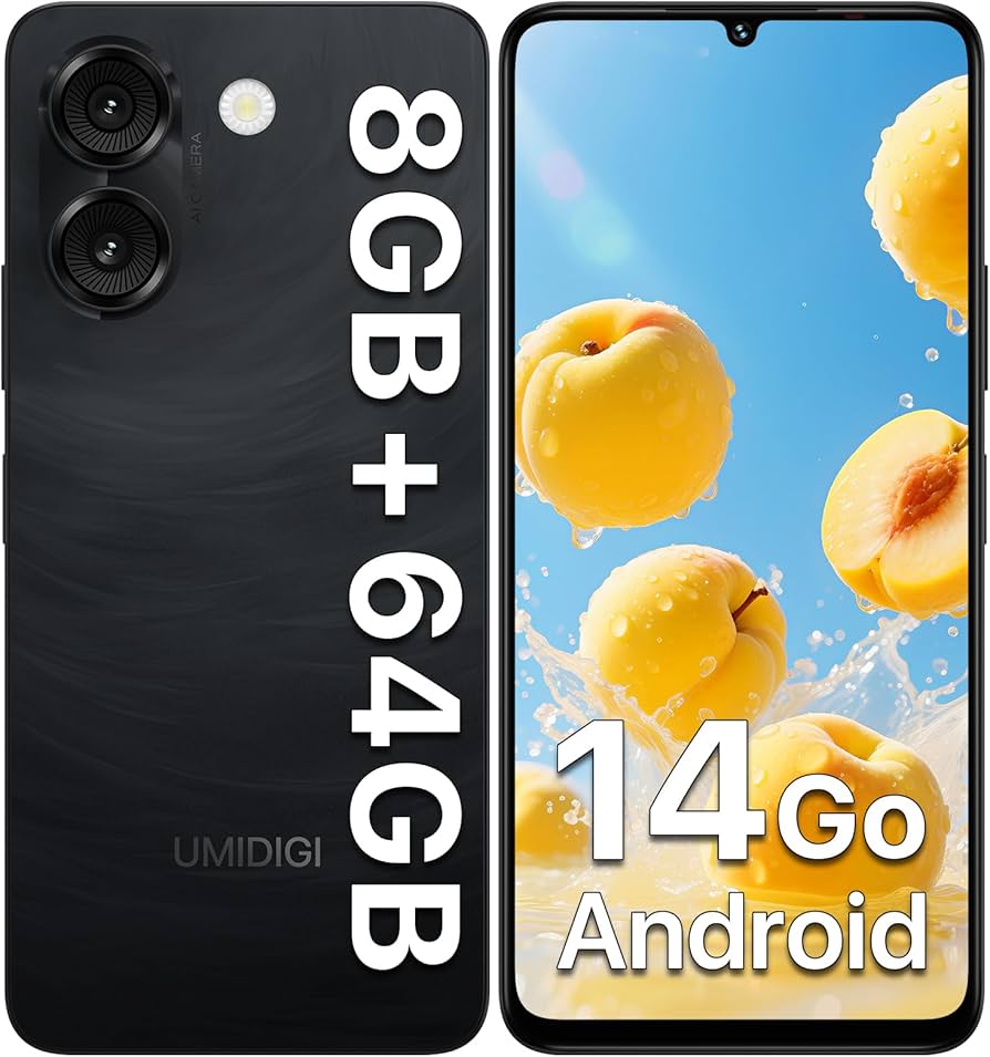 Amazon.com: UMIDIGI G9A Unlocked Phones, Android 14 Go Cell Phone