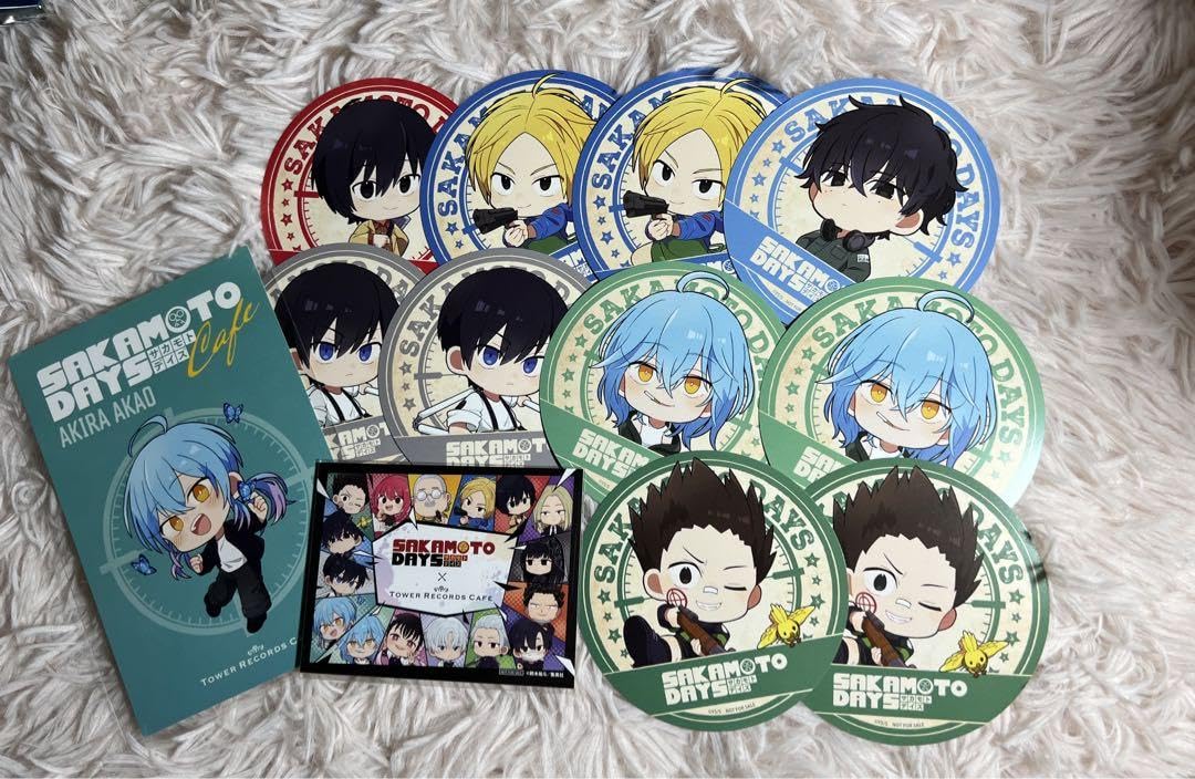 サカモトデイズ ルー タワレコ アートコースター 缶バッジ 特典 ポスト