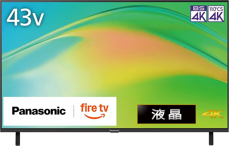 Amazon | パナソニック 43V型 液晶 テレビ 4K TV-43W80B VIERA FireTV