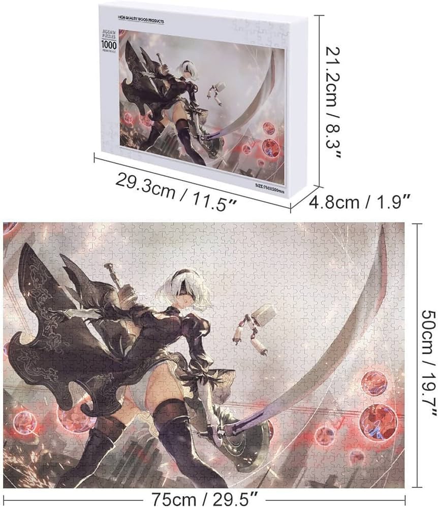 Amazon.co.jp: ジグソーパズル ニーアオートマタ NieR 2B ヨルハ二号B