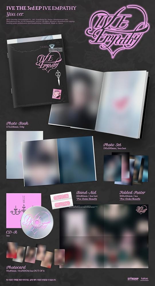 Amazon.co.jp: 3rd EPアルバム IVE EMPATHY 3Pセット(3フォトブック