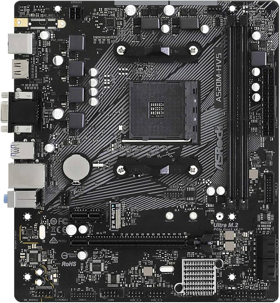 Amazon.com: ASRock AMD A520 Socket AM4 Micro ATX DDR4-SDRAM