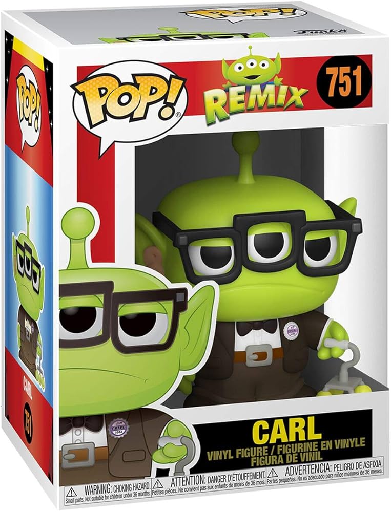 Amazon.com: Funko Pop! Disney: Pixar Alien Remix - Alien as Carl