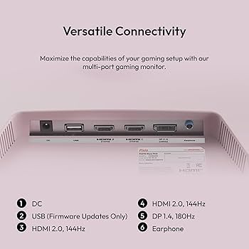 Amazon.com: Pixio PX278 Wave Pink 27 inch 180Hz Refresh Rate Quad