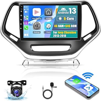 Amazon.com: [4G+64G] 8 Core Car Radio for Jeep Cherokee 2013 2014
