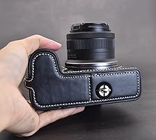 Amazon.com : Rieibi EOS R10 Case - Quality PU Leather Half Case