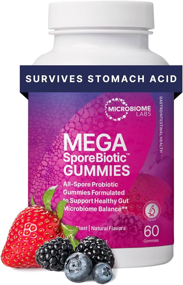 Amazon.com: Microbiome Labs Spore Based Probiotic Gummies for