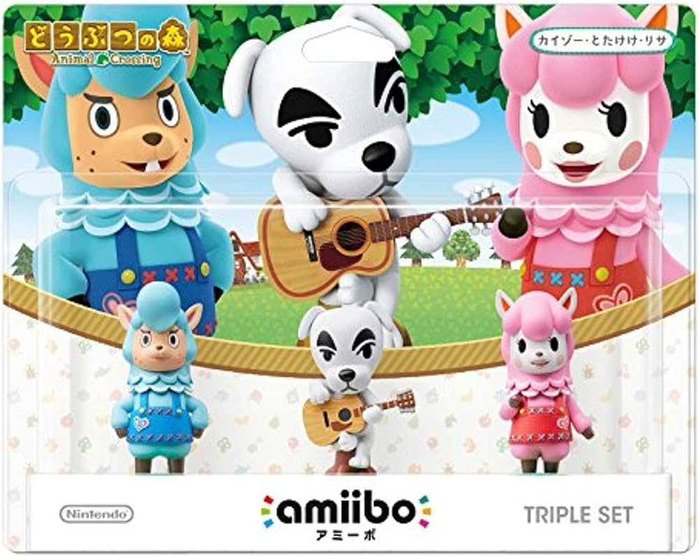 Amazon | amiibo トリプルセット[カイゾー/とたけけ/リサ] (どうぶつの