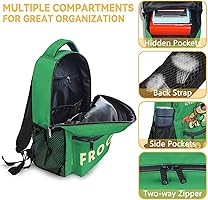 Amazon.com | Frog Backpack for Girls Boys, 16 Inch Green Backpacks