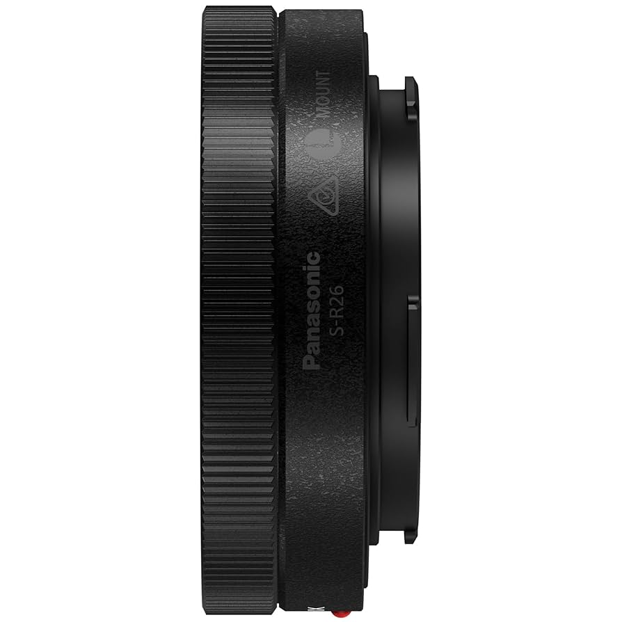 週末値引き】LUMIX S-R26 26mm F8 レンズキャップアダプタ付き 週末