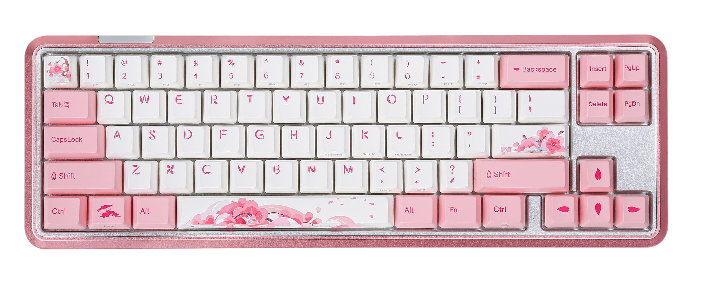 Amazon.com: Varmilo Sword 2-68 Sakura R2 White LED 65% Dye Sub PBT