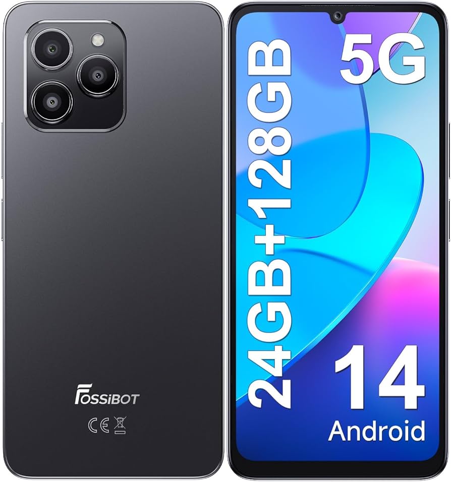 Amazon | FOSSiBOT S1 5G スマホ Android 14 SIMフリー スマホ 本体