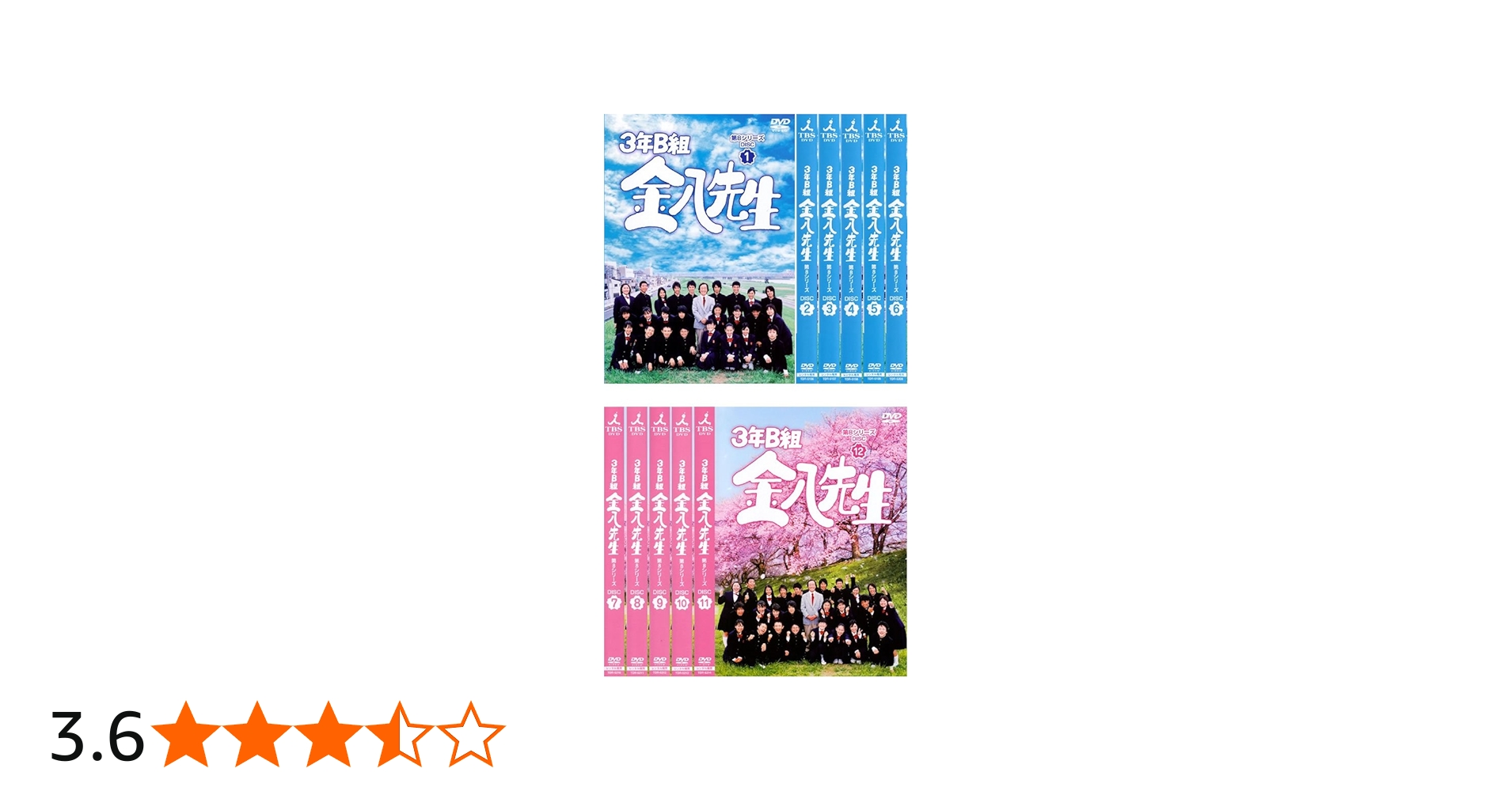Amazon.co.jp: 3年B組 金八先生 第8シリーズ [レンタル落ち] 全12巻