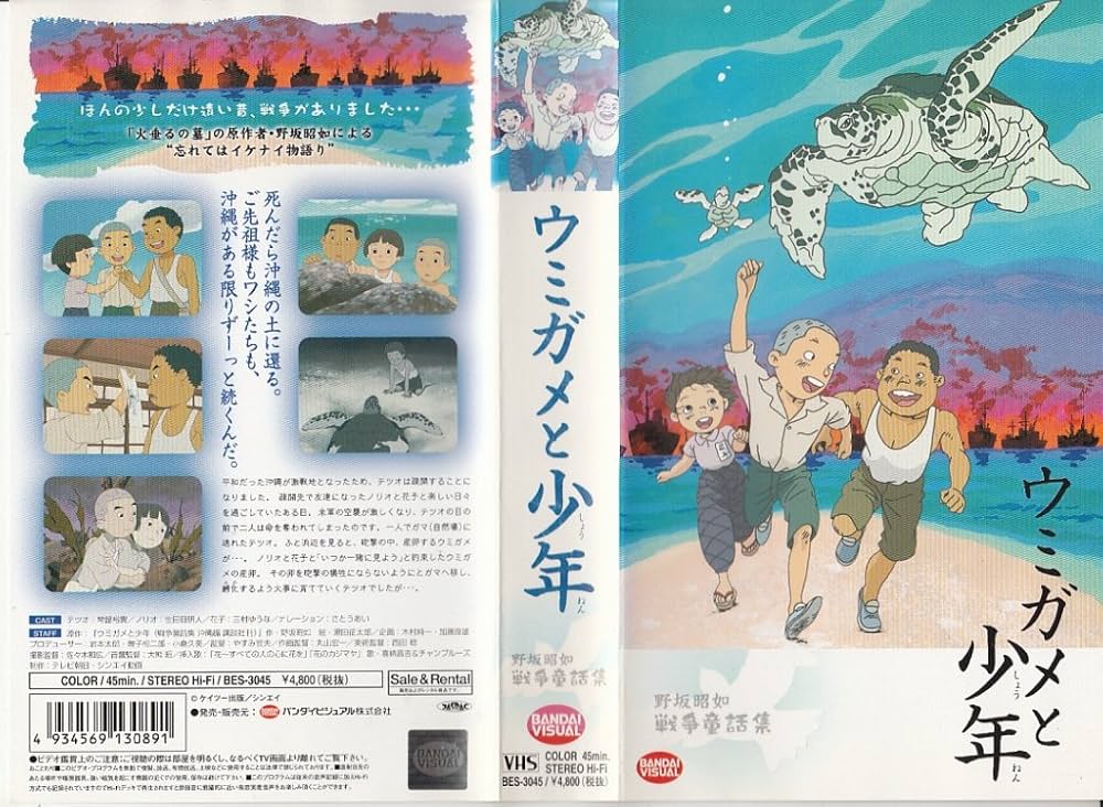 Amazon.co.jp: ウミガメと少年 [VHS] : 野坂昭如: DVD