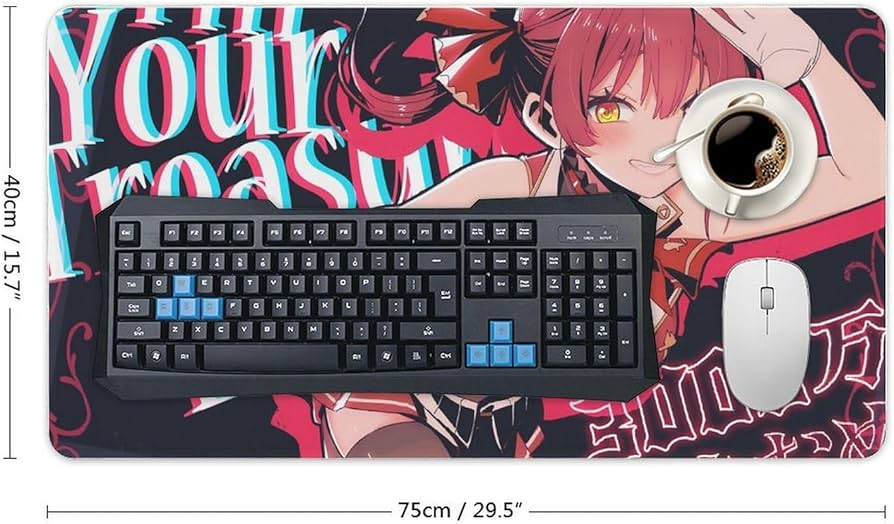 Amazon.co.jp: マウスパッド 大型 VTuber 宝鐘マリン マウス用パット