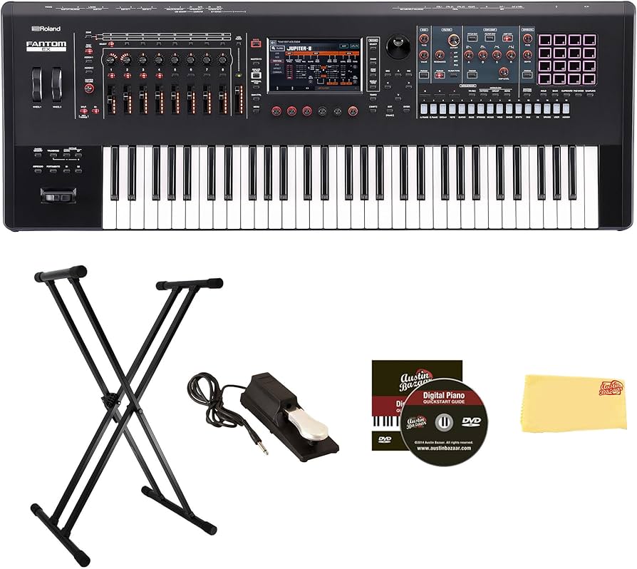 Amazon.com: Roland Fantom 6 EX 61-Key Workstation Keyboard