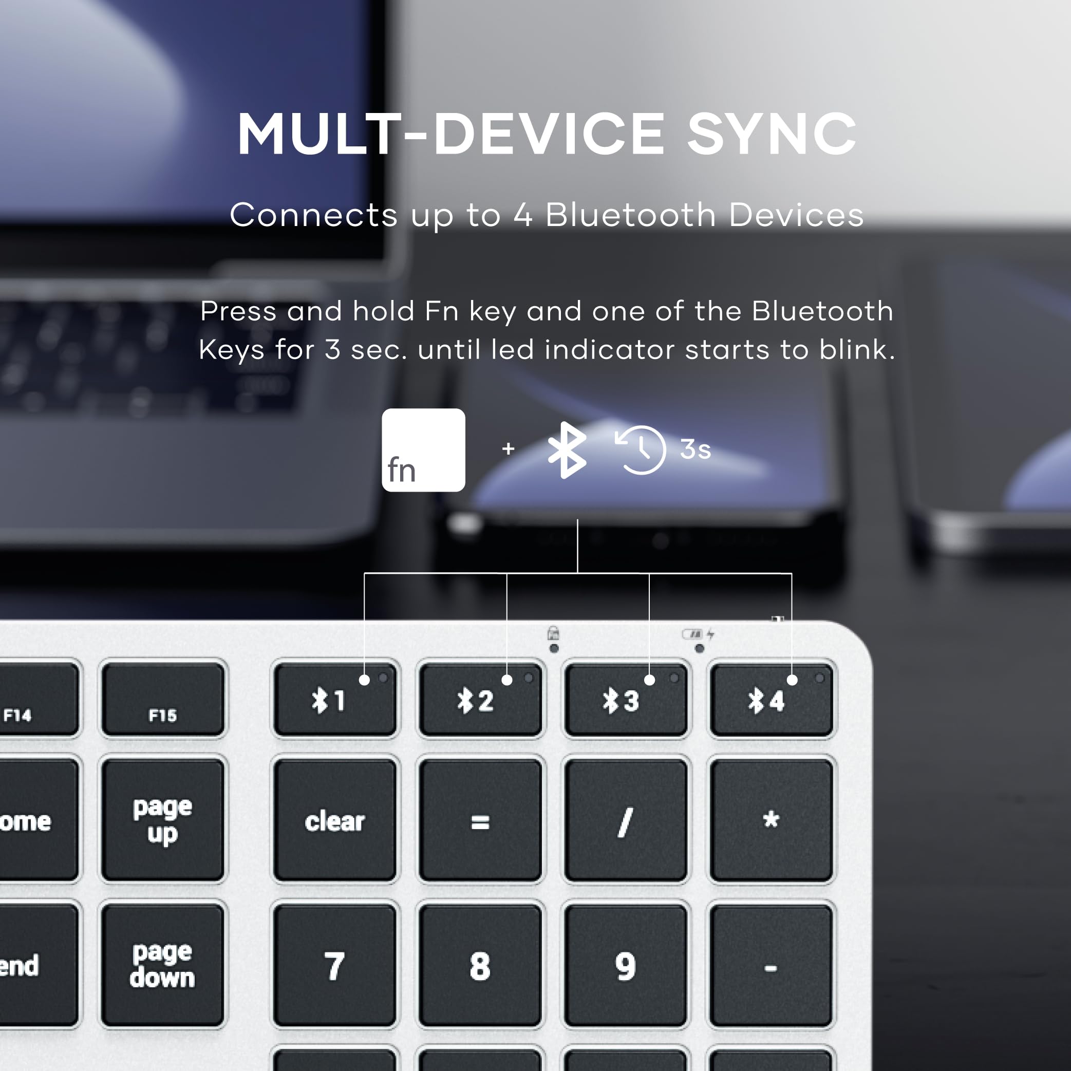 Amazon.com: Satechi Slim X3 Bluetooth Backlit Keyboard for Mac
