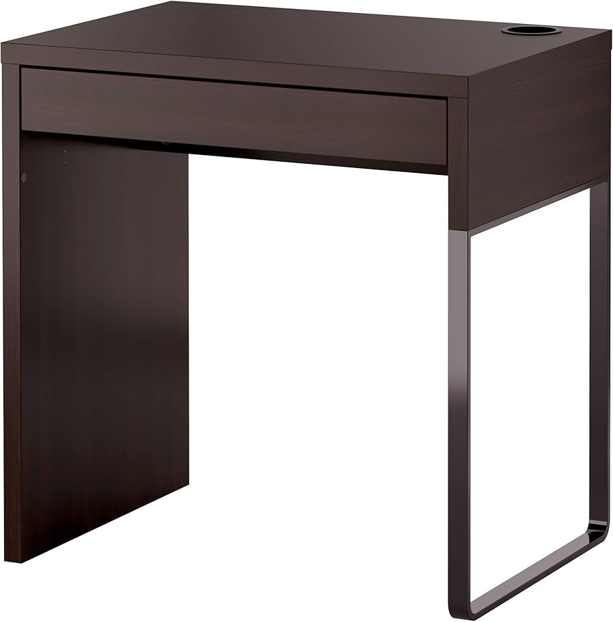 Amazon.co.jp: IKEA Micke Desk ブラック ブラウン サイズ 28 3/4x19 5