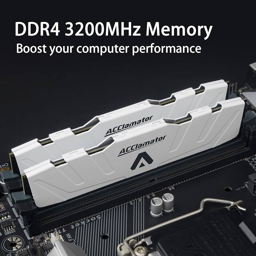 DDR4 RAM 32GB (2x16GB) 3200MHz PC4-25600 XMP CL18 1.35V 288-pin