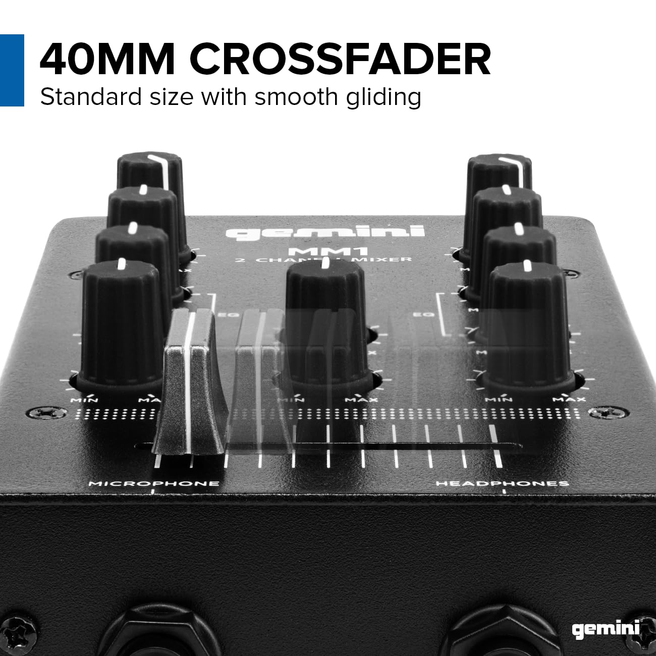 Amazon.com: Gemini Portable 2-Channel DJ Mixer – Pocket-Sized Mini
