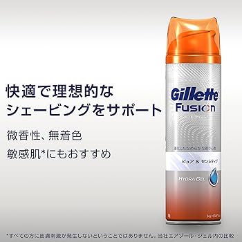 Amazon.co.jp: ジレット 男性用シェービング剤 フュージョン