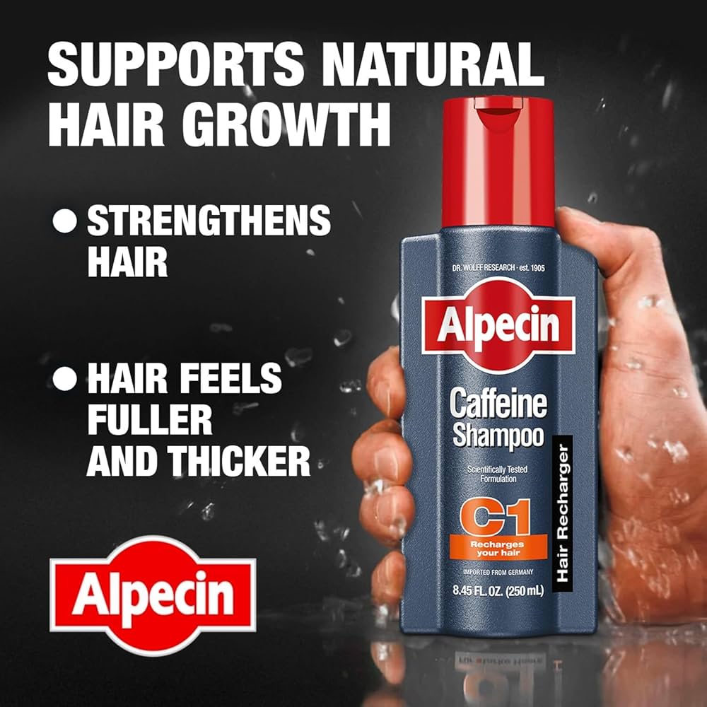 Amazon.com : Alpecin C1 Caffeine Shampoo 8.45 fl oz + Alpecin