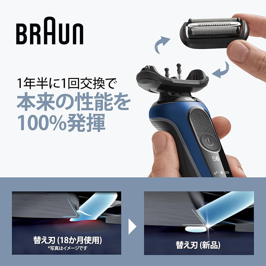 Amazon.co.jp: 【正規品】ブラウン 新シリーズ6 替え刃【本来の性能を