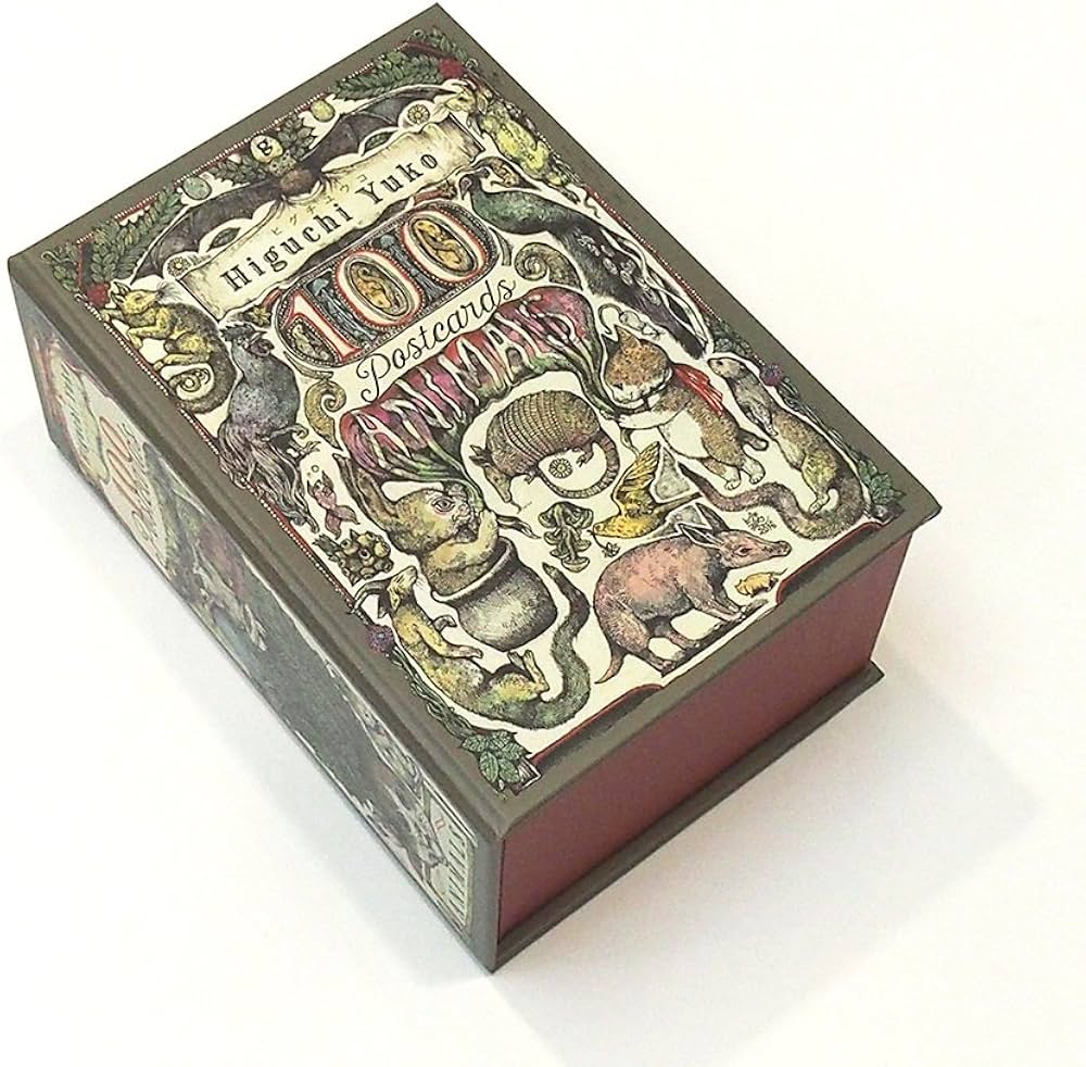 Higuchi Yuko 100POSTCARDS Animals Illustration Art Postcard Book