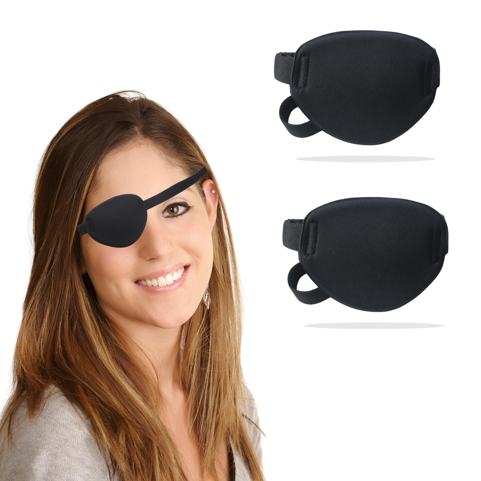 Amazon.com: Hanlsee 2 pcs Black Eye Patches for Adults Kids,Eye