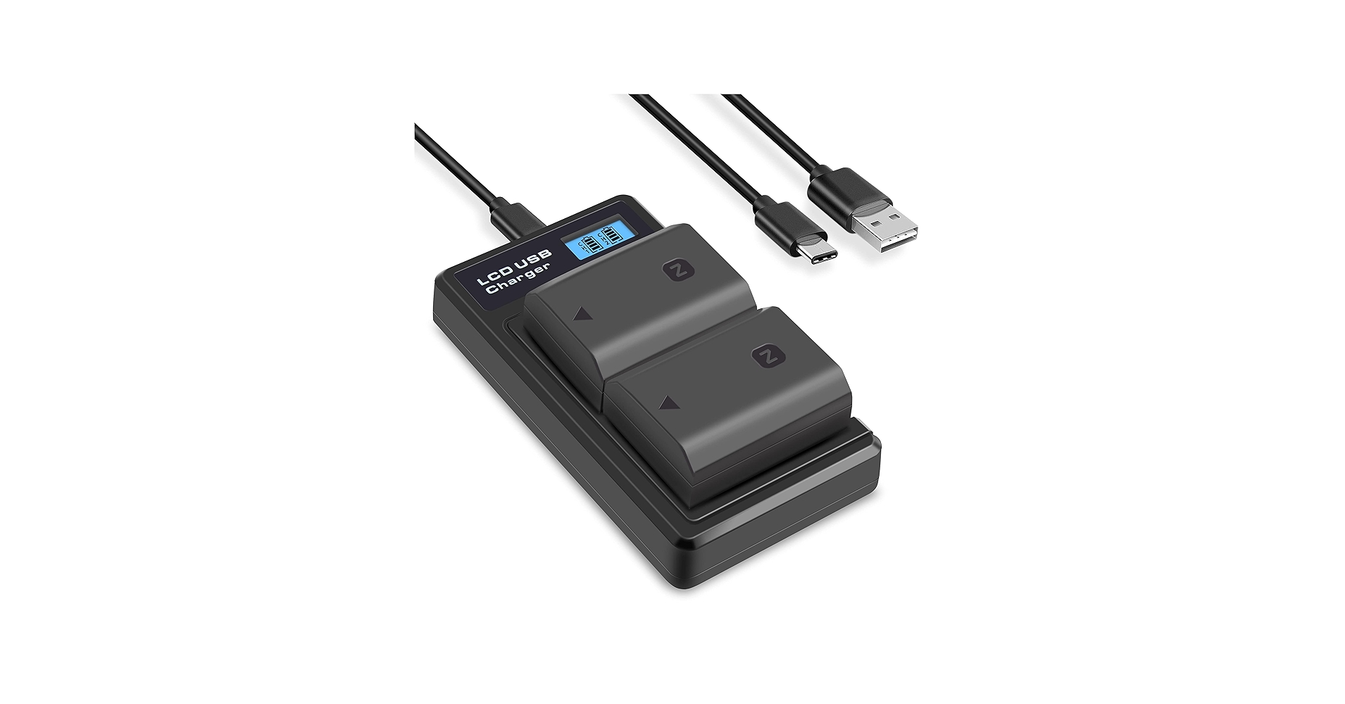 Amazon.com : 2 Pack NP-FZ100 Battery & Battery Charger Replacement