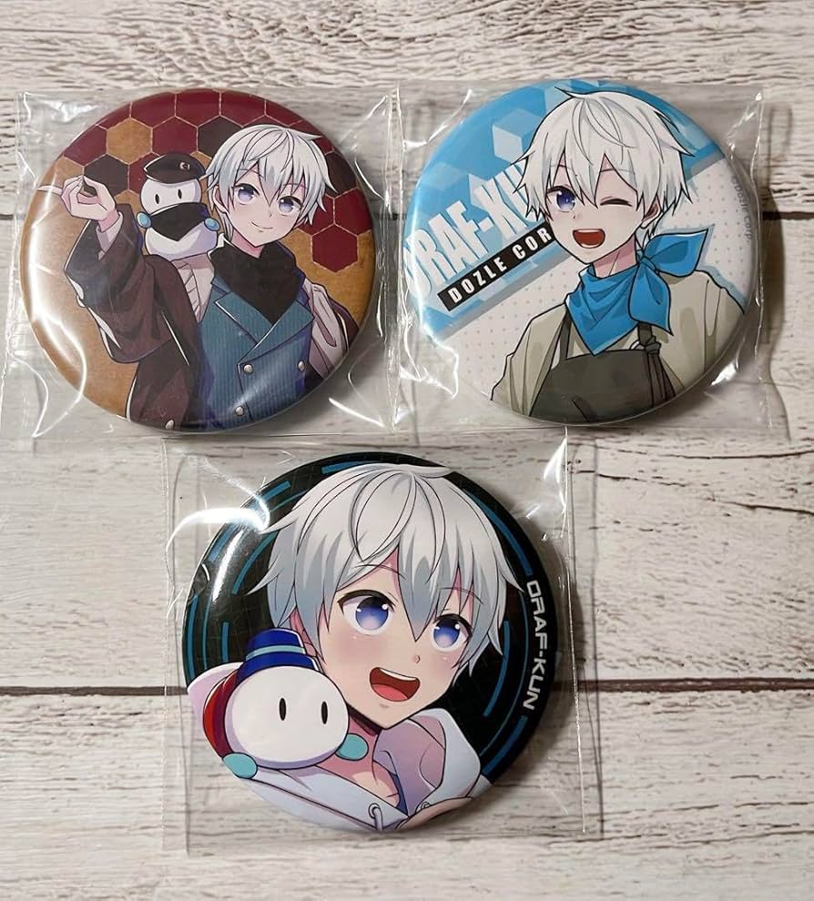 Amazon.co.jp: ドズル社 おらふくん 缶バッジ : おもちゃ