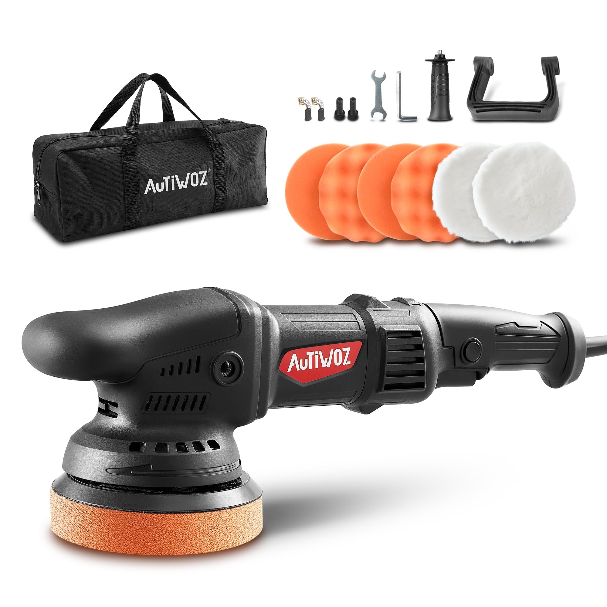 Amazon | Autiwoz ダブルアクション ポリッシャー 車 コード式 電動