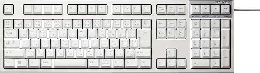 Amazon.co.jp: REALFORCE R3S キーボード 有線 フル 45g 日本語配列