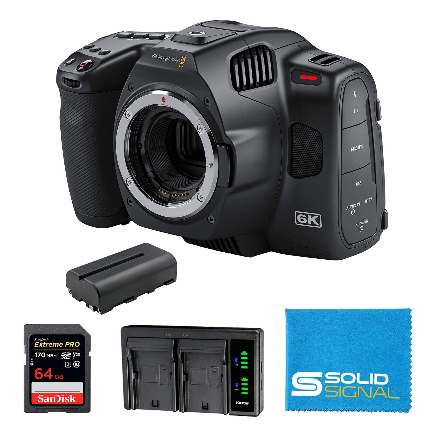 Amazon.com : Blackmagic Design Pocket Cinema Camera 6K Pro Bundle