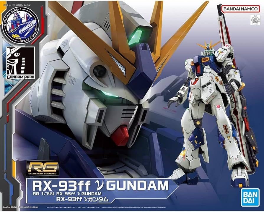 Amazon.com: Bandai RG 1/144 Gundam SIDE-F Limited RX-93ff V Gundam