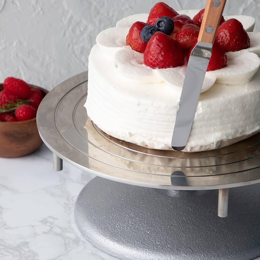 Amazon｜遠藤商事 業務用 デコ回転台 30cm 本体18-8ステンレス 土台