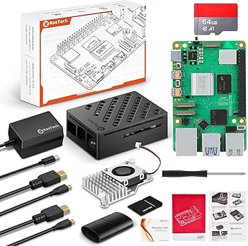 Amazon.com: RasTech Raspberry Pi 5 8GB Kit 64GB Edition with